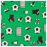 Baumwolle Fußball grün