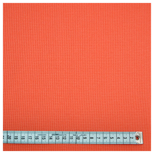 Waffelstoff Jersey light orange