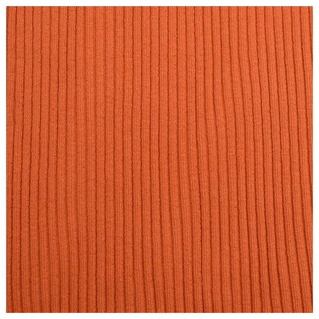 Rippbündchen terracotta