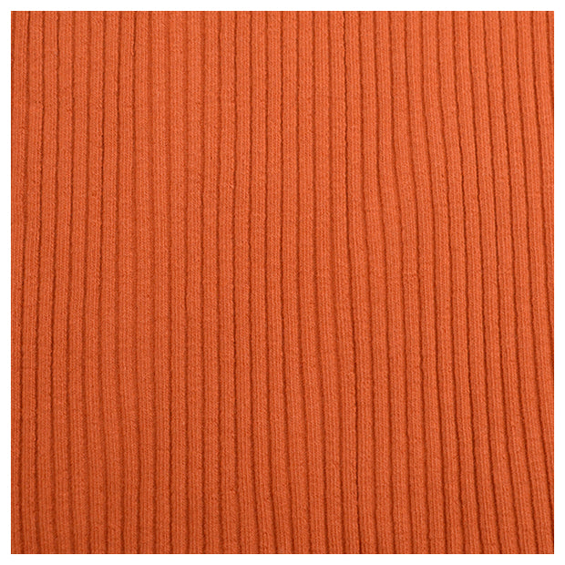 Rippbündchen terracotta