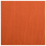 Rippbündchen terracotta