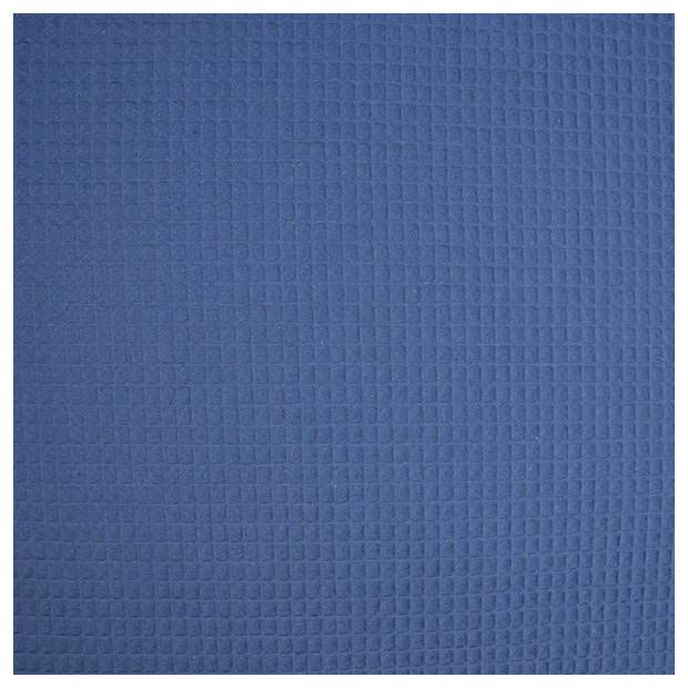 Waffelpiqué stahlblau