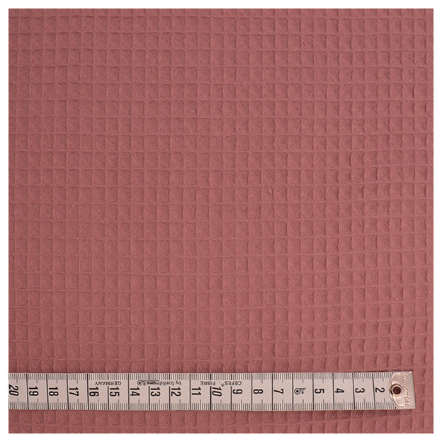 Waffelpiqué rose
