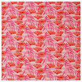 Jersey Blumen/ Streifen rosa