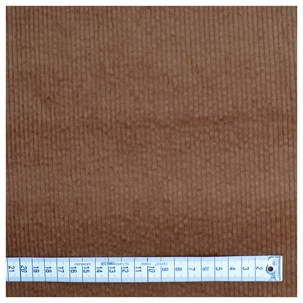 Cordstoff braun