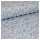 Jersey Schmetterlinge Digital hellblau