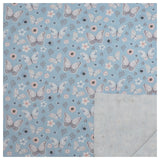 Jersey Schmetterlinge Digital hellblau