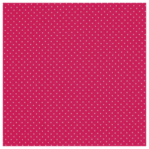 Baumwolle mini Tupfen pink/weiß