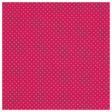 Baumwolle mini Tupfen pink/weiß