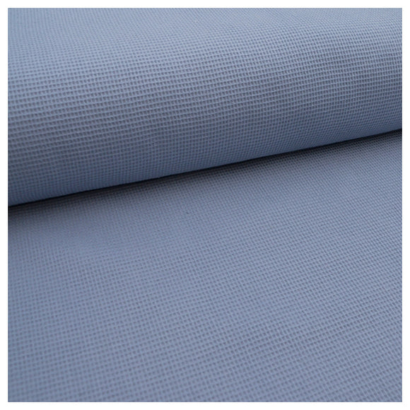 Waffelpiqué blau fein – Stoff-Trio - Main Image