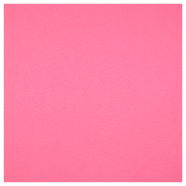 Interlock Jersey Uni rosa meliert Bio