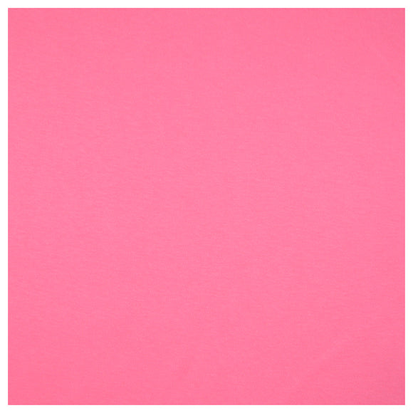 Interlock Jersey Uni rosa meliert Bio