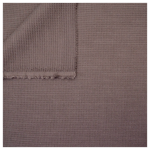 Waffelpiqué antrazit fein