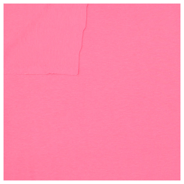 Interlock Jersey Uni rosa meliert Bio