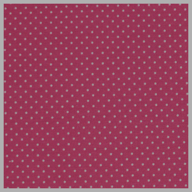 Baumwolle mini Tupfen altrosa und weiß