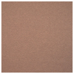 Interlock Jersey Uni braun meliert Organic