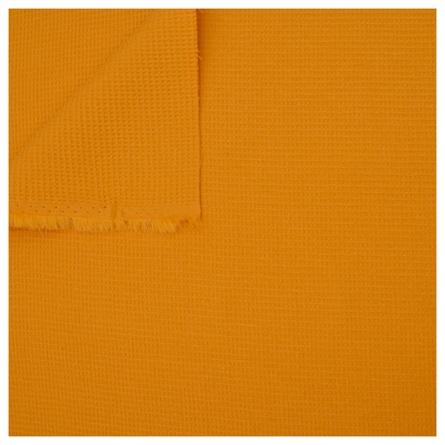 Waffelpiqué gelb fein