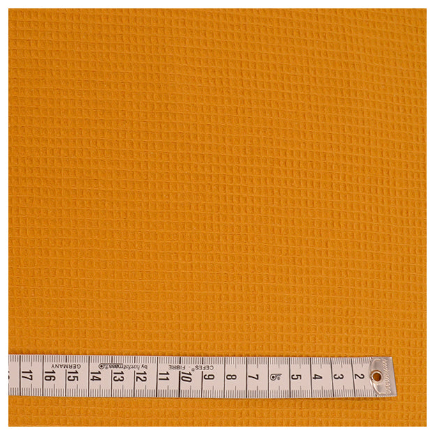 Waffelpiqué gelb fein