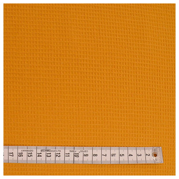 Waffelpiqué gelb fein