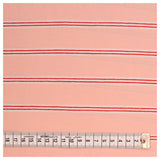 Jersey Streifen rosa/rot/weiß