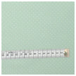 Baumwolle mini Tupfen mint und weiß