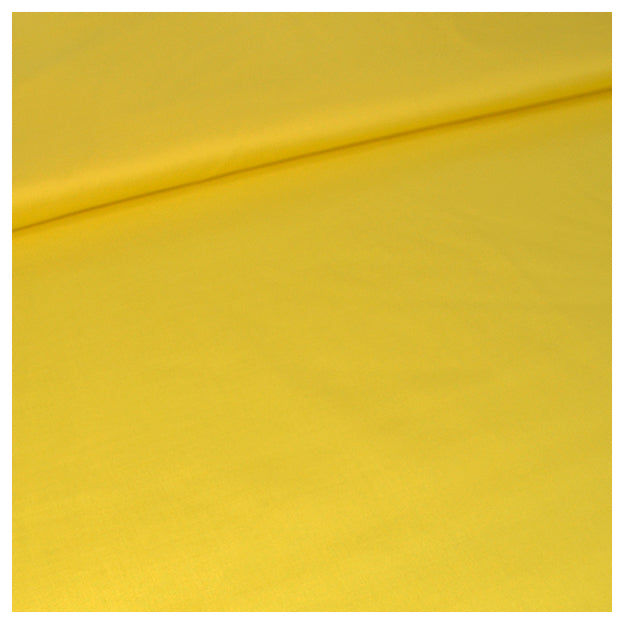 Baumwolle uni gelb