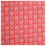 Baumwollstoff Ornamente rot