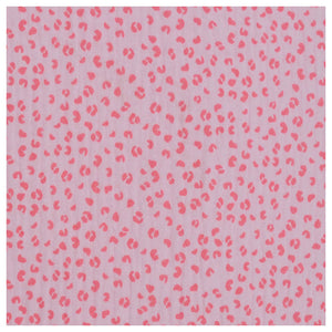 80cm Musselin Baumwolle Leoprint rosa
