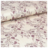 Baumwolle Blumen altrosa und beige