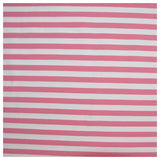 French Terry Streifen rosa und weiß 10mm