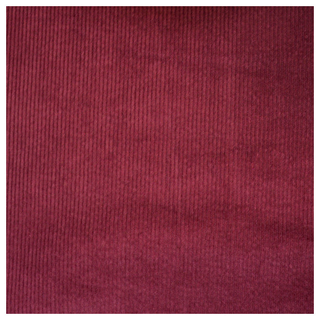 Cordstoff bordeaux