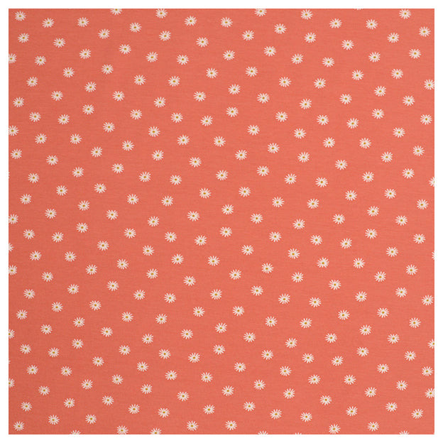 Jersey kleine Blumen rouge Bio