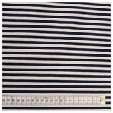Jersey Streifen marine/weiß 6mm