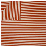 95cm Jersey Streifen cognac/weiß 6mm