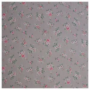 Baumwollstoff Blumen sand