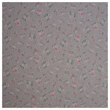 Baumwollstoff Blumen sand