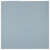 Jersey Streifen weiß/hellblau