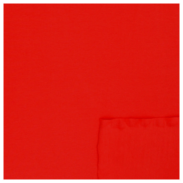 Baumwolljersey uni rot