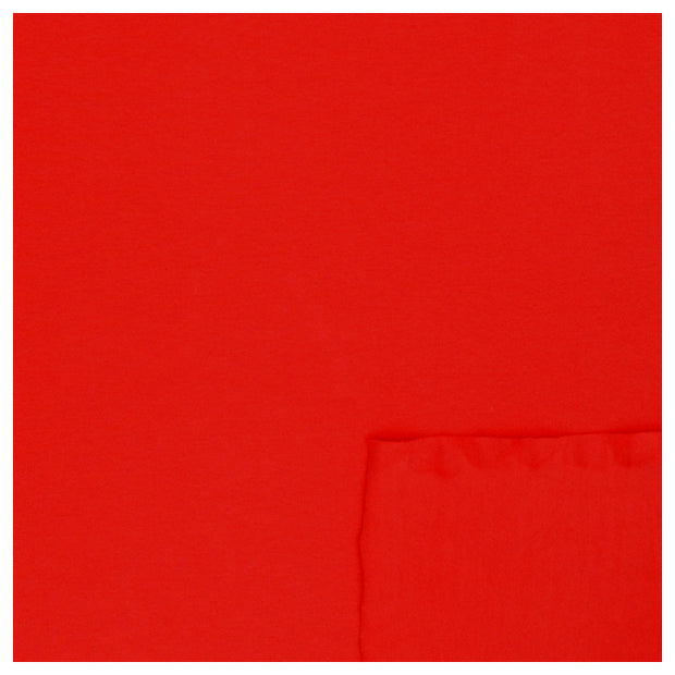 Baumwolljersey uni rot