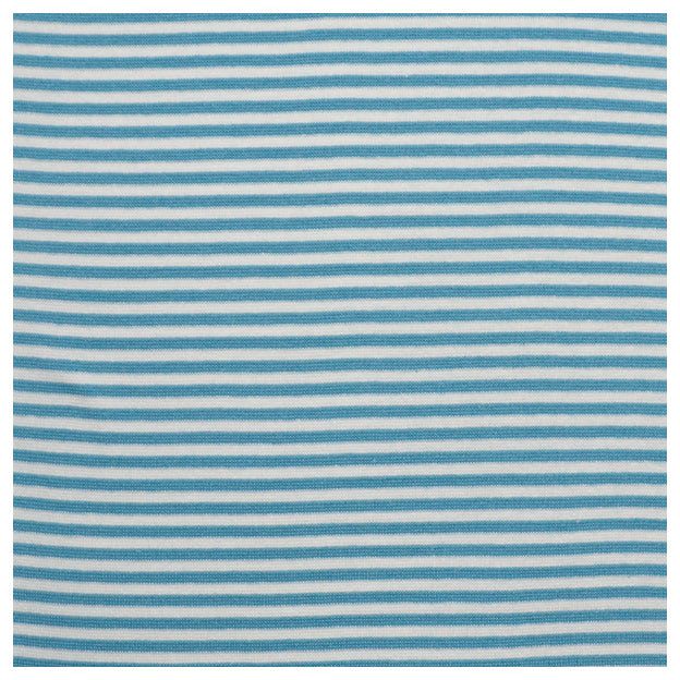 Bündchen Streifen blau/weiß