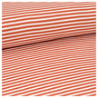 Bündchen Streifen rost/weiß