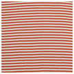 Bündchen Streifen rost/weiß