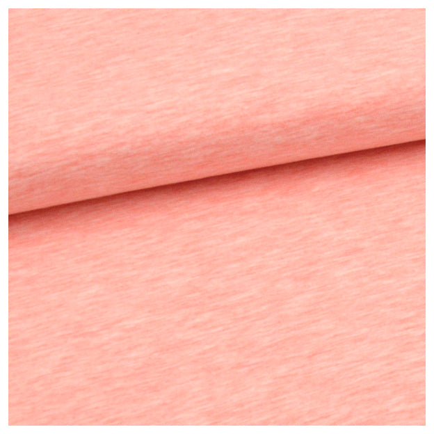 Baumwolljersey rosé  meliert