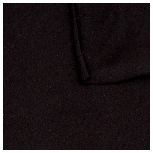 Baumwolljersey uni schwarz