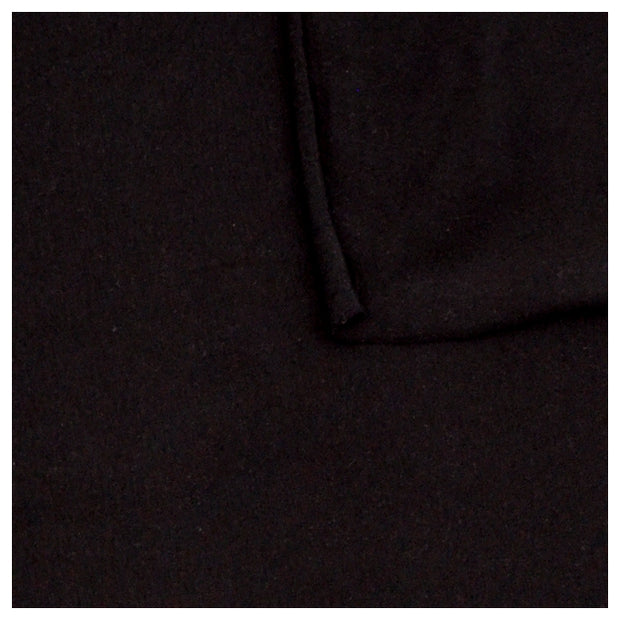 Baumwolljersey uni schwarz