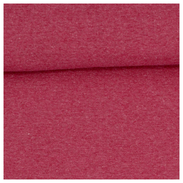 Bündchen meliert rosa dunkel