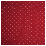 Baumwolle Streublümchen rot