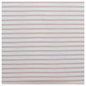 Jersey Streifen rosa und weiß