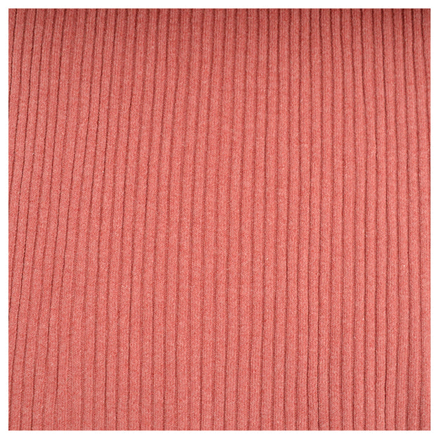 Rippbündchen henna rot meliert