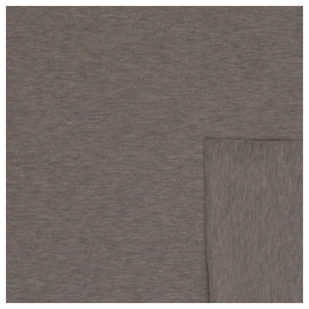 Baumwolljersey grau meliert